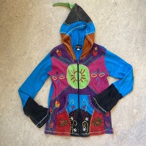 Bares brand handmade hoodie from Nepal